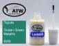 Preview: Toyota, Ocean Green Metallic, 6W9: 20ml Lackstift, von ATW Autoteile West.